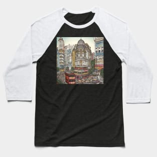 Jakarta city drawing Baseball T-Shirt